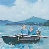 THE CURRACH MEN AT DOWNINGS by Sean Lorinyenko at Ross's Online Art Auctions