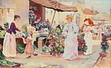 THE MARKET STALL by English School at Ross's Online Art Auctions