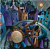 BAND OF THREE by George Callaghan at Ross's Online Art Auctions