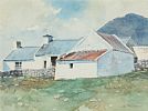 COTTAGE IN GWEEDORE, DONEGAL by William McKibbin at Ross's Online Art Auctions