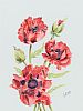 STILLIFE - RED POPPIES by Lorraine Kidd at Ross's Online Art Auctions