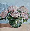 PINK PEONIES by Vivek Mandalia at Ross's Online Art Auctions
