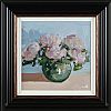 PINK PEONIES by Vivek Mandalia at Ross's Online Art Auctions
