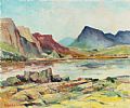 SOUTH EAST FROM ACHILL ISLAND by Roland A.D. Inman at Ross's Online Art Auctions