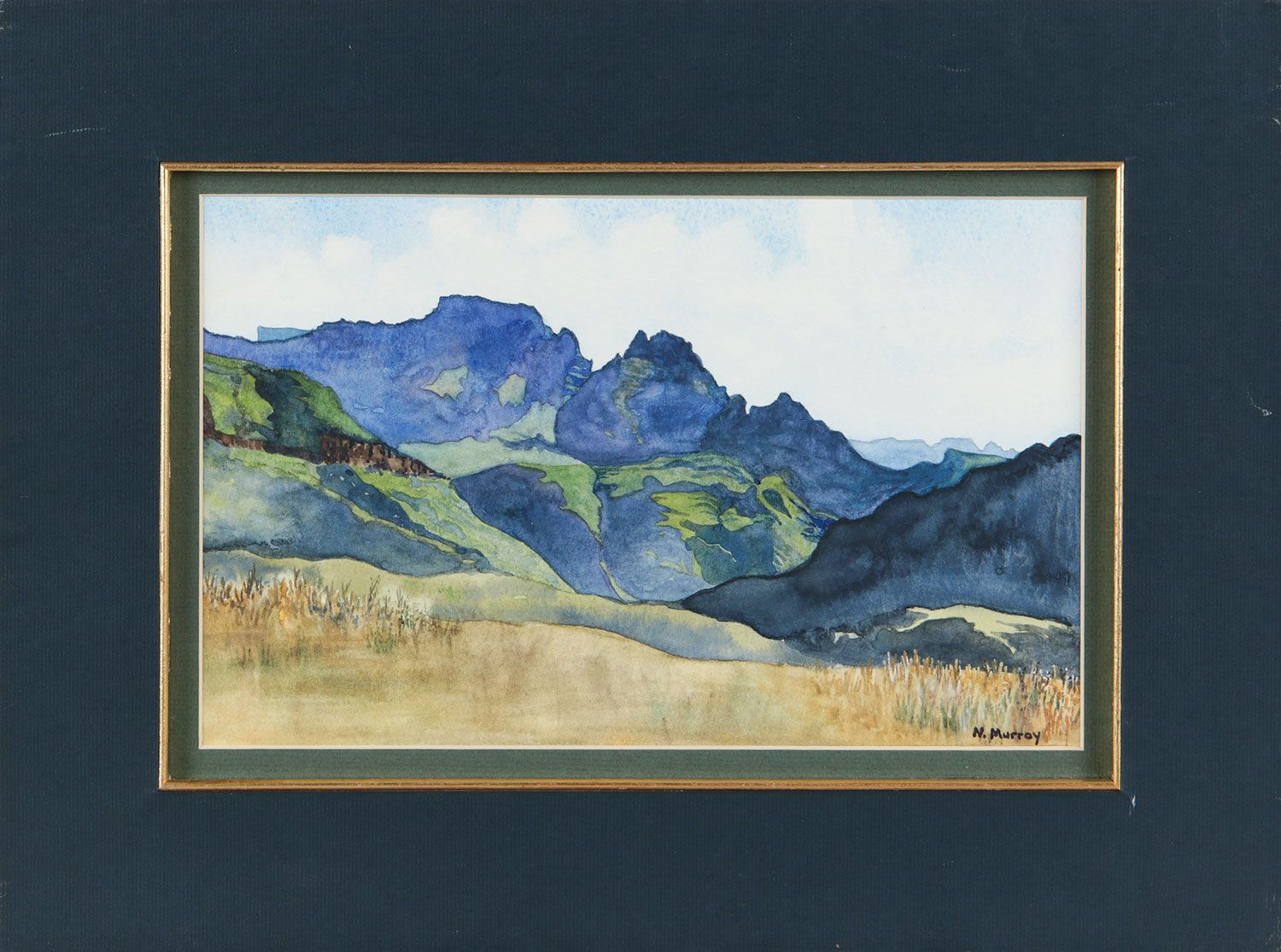 MOUNTAIN RANGE by N. Murray at Ross's Online Art Auctions