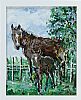 KILDARE HORSE AND FOAL by Sean Lorinyenko at Ross's Online Art Auctions