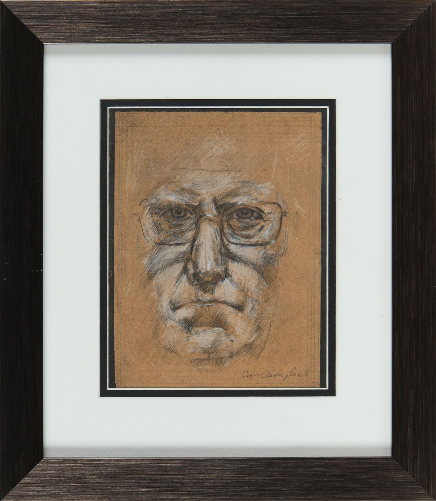 CON CAMPBELL - SELF PORTRAIT by Con Campbell at Ross's Online Art Auctions