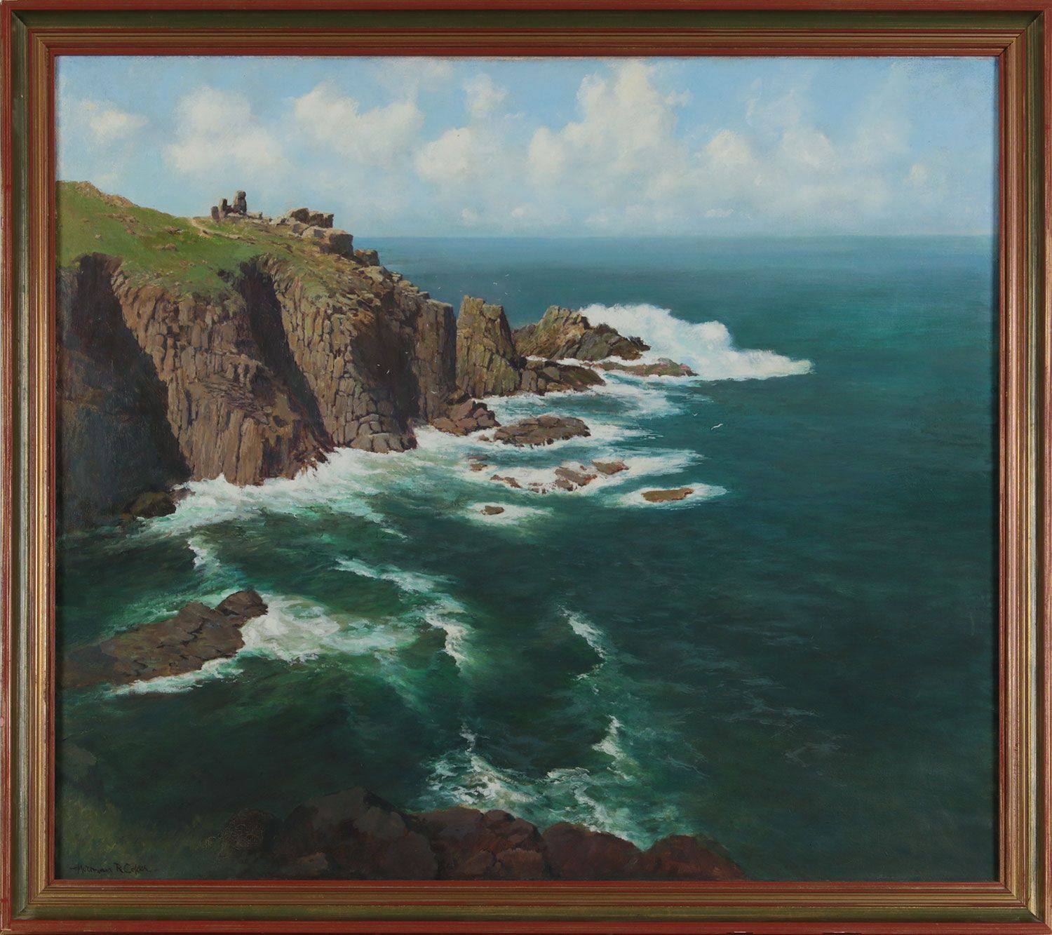 LANDS END by Norman R. Coker at Ross's Online Art Auctions