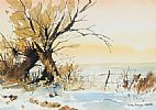 WINTER LANDSCAPE by Alan Beers at Ross's Online Art Auctions