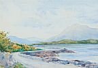 ROAD BY THE LOUGH by Joan Adams at Ross's Online Art Auctions
