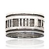 TIFFANY & CO. STERLING SILVER ATLAS RING at Ross's Online Art Auctions