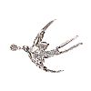 COSTUME SWALLOW BROOCH at Ross's Online Art Auctions