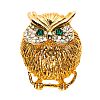 COSTUME OWL BROOCH at Ross's Online Art Auctions