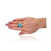 STERLING SILVER TURQUOISE RING at Ross's Online Art Auctions