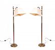 PAIR OF VINTAGE STANDARD LAMPS at Ross's Online Art Auctions