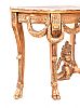 GILT CONSOLE TABLE at Ross's Online Art Auctions