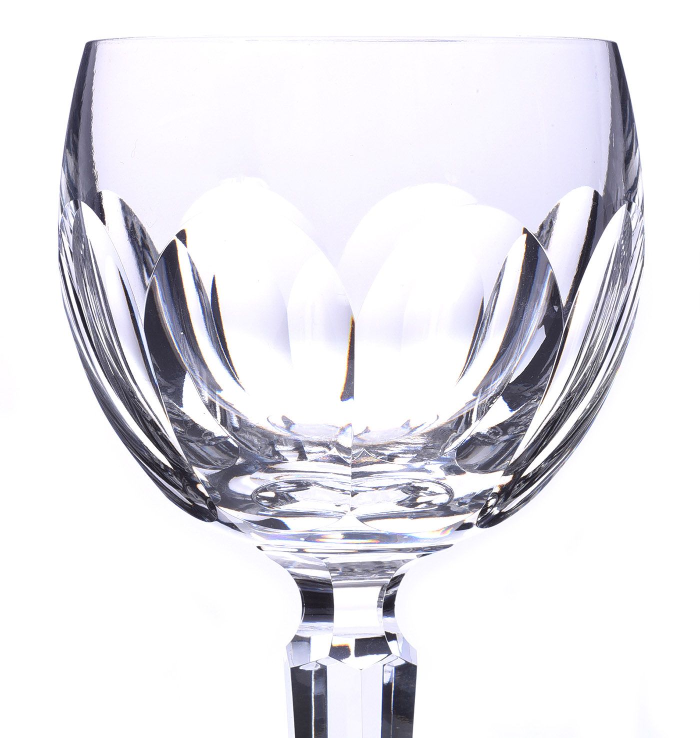 SET OF SIX WATERFORD CRYSTAL HOCK GLASSES at Ross's Online Art Auctions