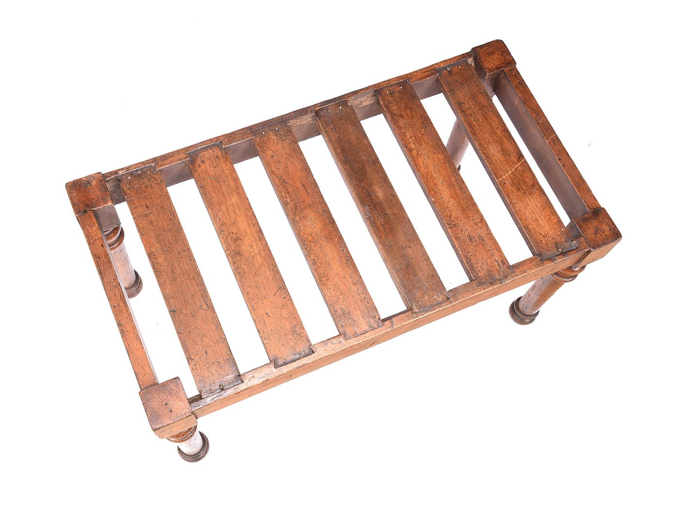 VICTORIAN MAHOGANY LUGGAGE STAND at Ross's Online Art Auctions