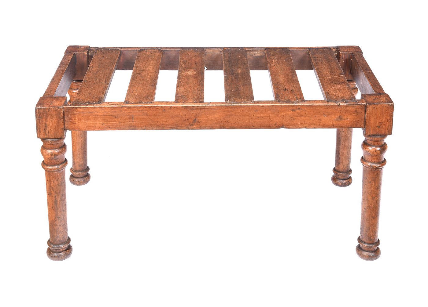 VICTORIAN MAHOGANY LUGGAGE STAND at Ross's Online Art Auctions
