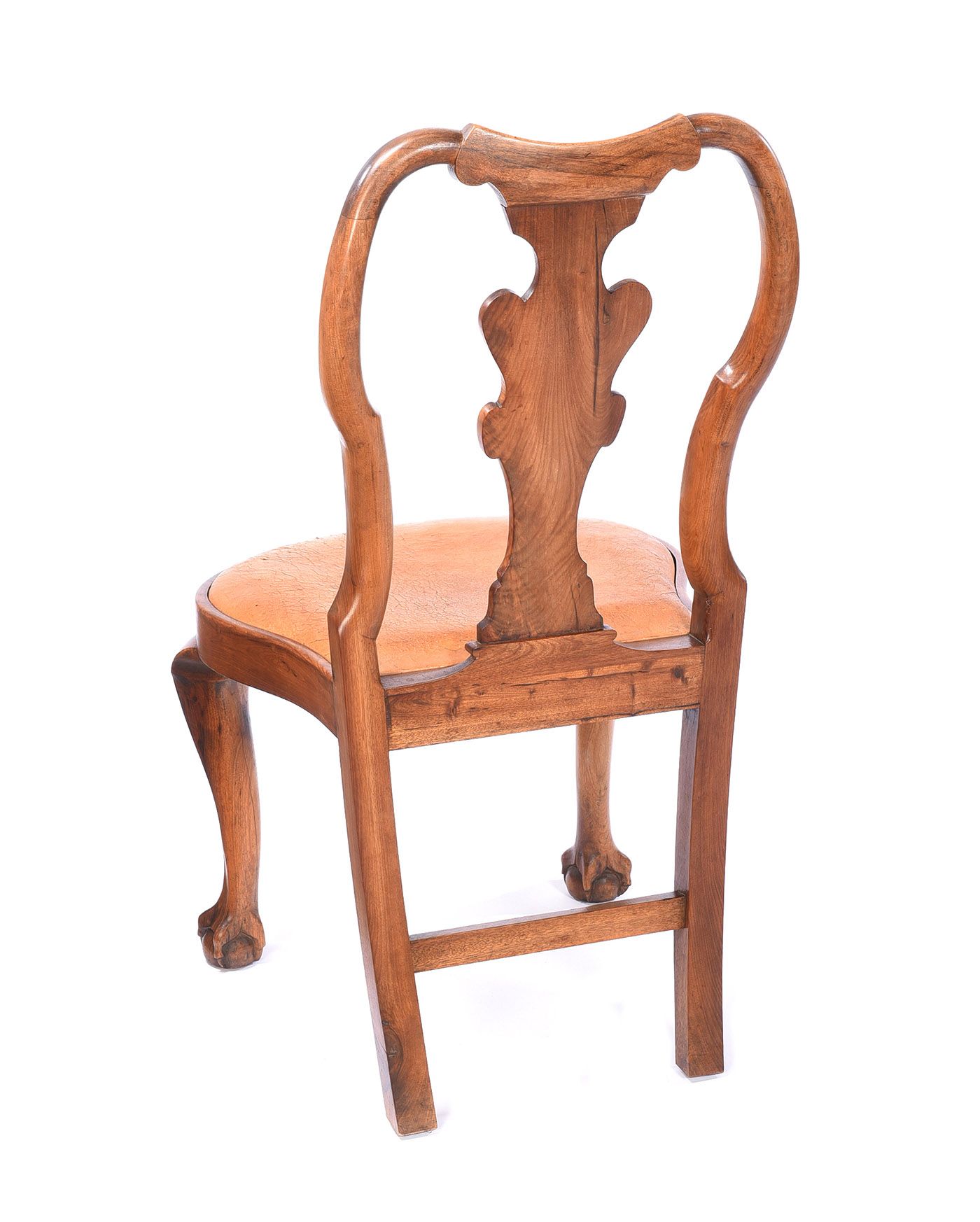 SET OF SIX ANTIQUE WALNUT DINING ROOM CHAIRS at Ross's Online Art Auctions
