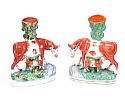 PAIR OF VICTORIAN STAFFORDSHIRE GROUPS at Ross's Online Art Auctions
