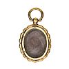 VICTORIAN GOLD MOURNING LOCKET at Ross's Online Art Auctions