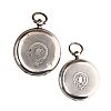 TWO SILVER POCKET WATCHES at Ross's Online Art Auctions