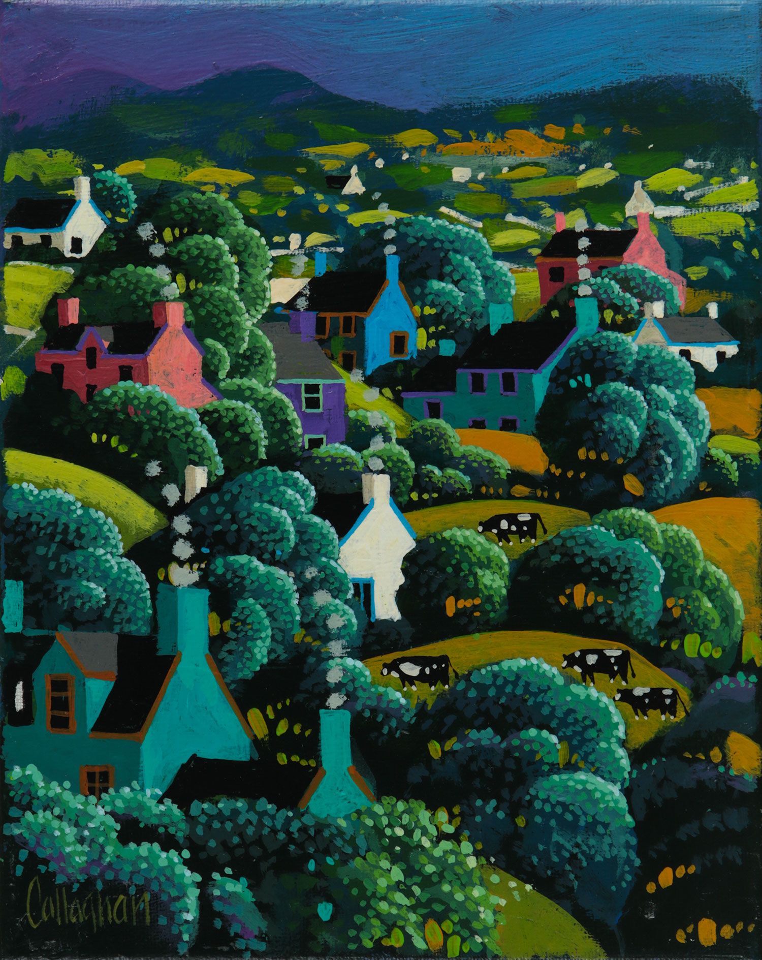 SUMMER GRAZING by George Callaghan at Ross's Online Art Auctions