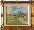 SLEMISH FROM BROUGHSHANE, COUNTY ANTRIM by Henry McLaughlin at Ross's Online Art Auctions