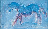 BLUE PONY by Con Campbell at Ross's Online Art Auctions