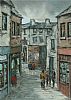 DUBLIN STREET by Tom Cullen at Ross's Online Art Auctions