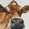 NOSEY COW by Thuline at Ross's Online Art Auctions