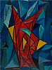 STUDY FOR A STAINED GLASS WINDOW by Olive Henry RUA at Ross's Online Art Auctions