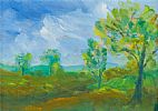 SPRING TREES, FINNEBROGUE, DOWNPATRICK by Harry C. Reid HRUA at Ross's Online Art Auctions