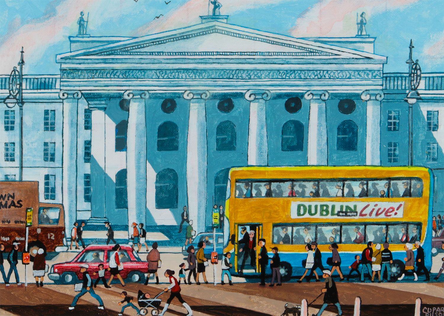 GPO, O'CONNELL STREET, DUBLIN by Cupar Pilson at Ross's Online Art Auctions