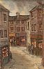 DUBLIN STREET by Tom Cullen at Ross's Online Art Auctions