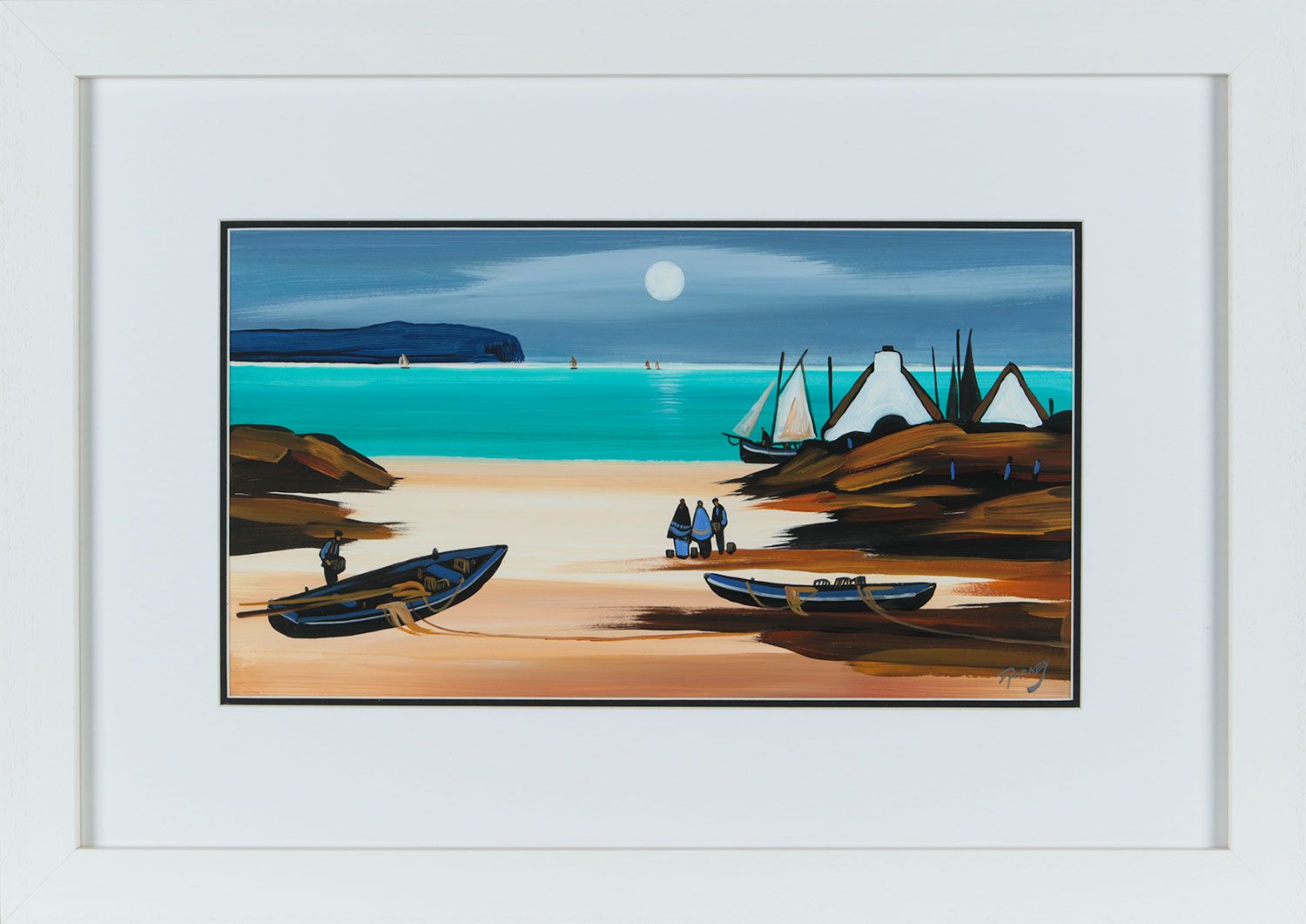 UNDER THE MOON (CONSIDERING THE CATCH) by J.P. Rooney at Ross's Online Art Auctions