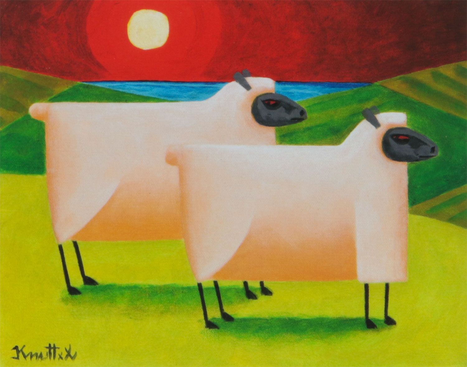 TWO'S COMPANY by Graham Knuttel at Ross's Online Art Auctions