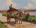 THE TURF CART by Donal McNaughton at Ross's Online Art Auctions