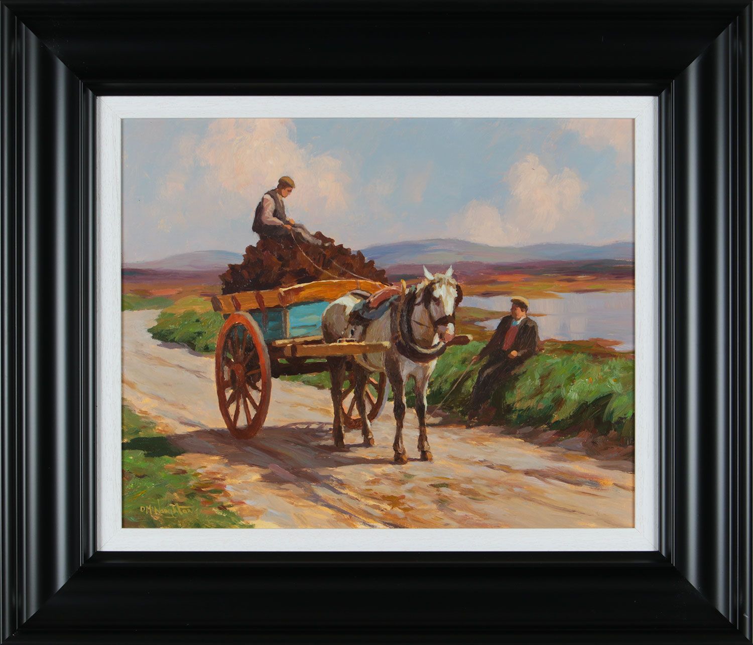THE TURF CART by Donal McNaughton at Ross's Online Art Auctions