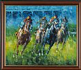 FOUR HORSE RACE by Continental School at Ross's Online Art Auctions