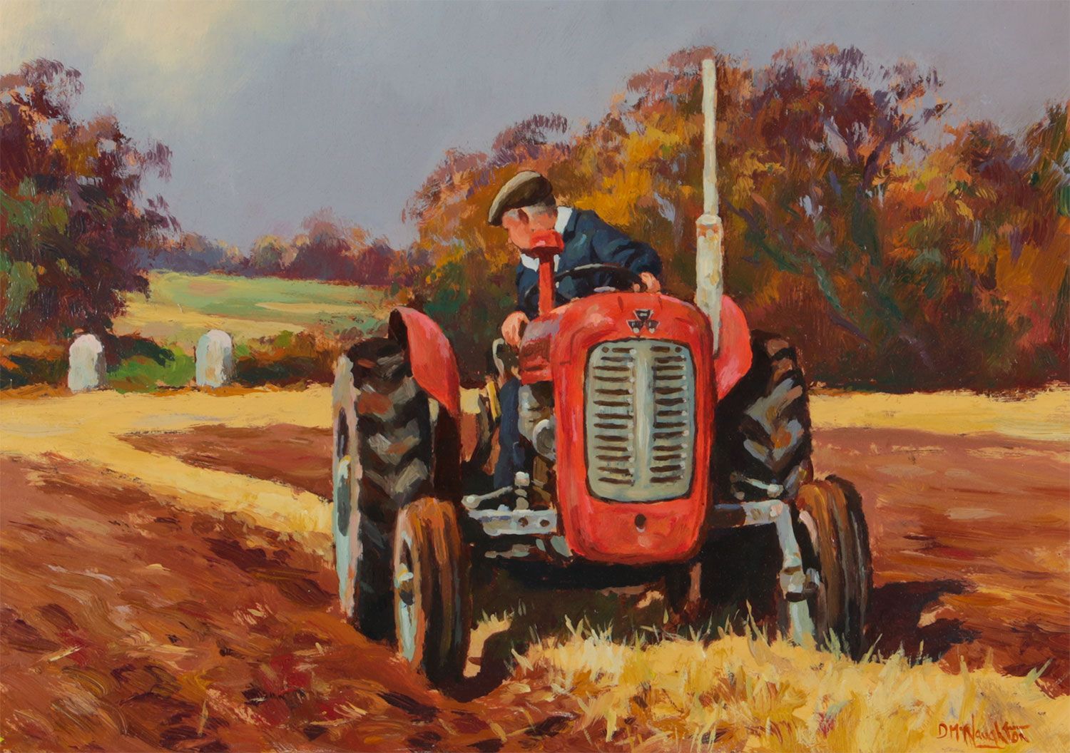 THE RED MASSEY by Donal McNaughton at Ross's Online Art Auctions