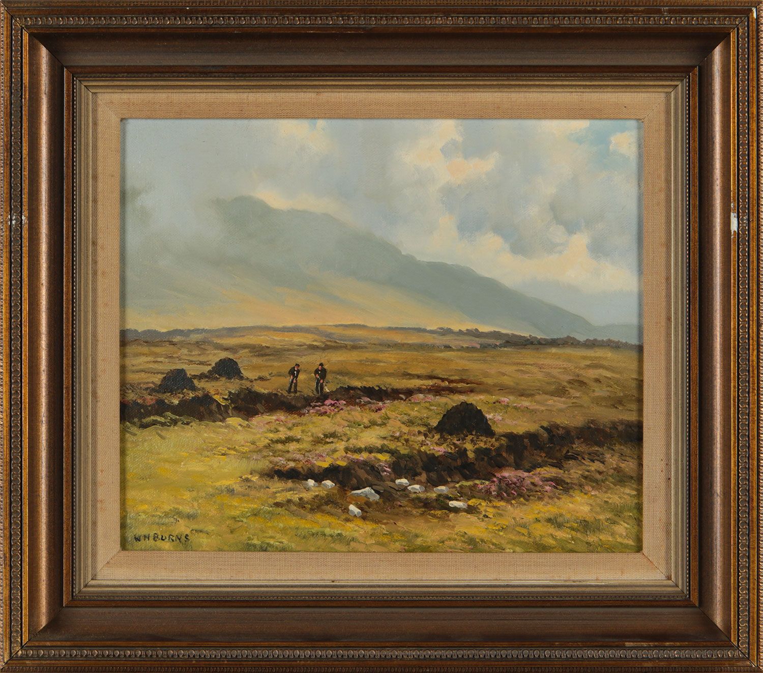 NEAR CARNA, CONNEMARA by William Henry  Burns at Ross's Online Art Auctions