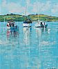BOATS ON STRANGFORD LOUGH by Dennis Orme Shaw at Ross's Online Art Auctions