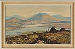 LOUGH ANURE, DONEGAL by William Henry Burns at Ross's Online Art Auctions