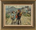 OFF TO SCHOOL by Padraic Woods RUA at Ross's Online Art Auctions