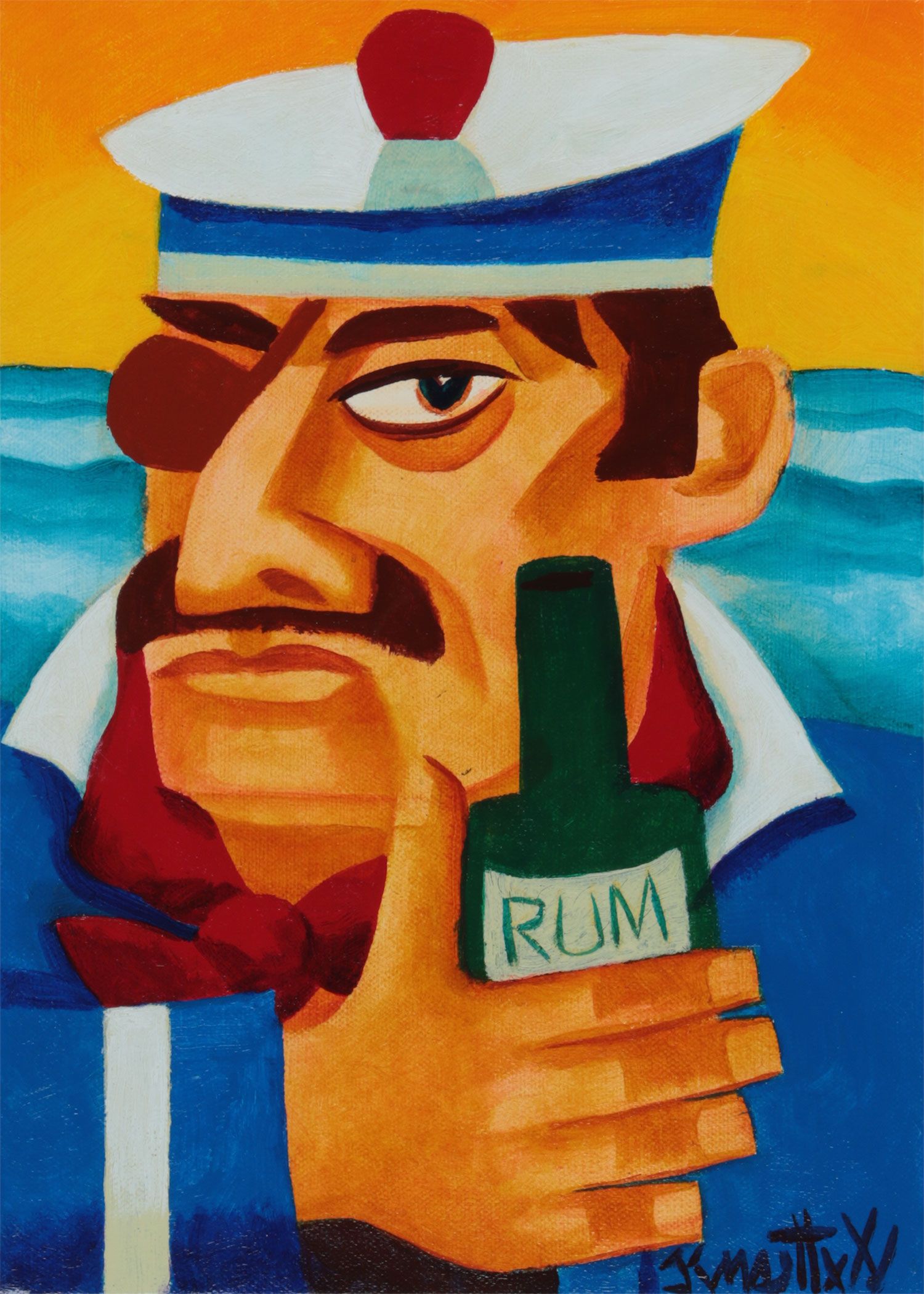 RUM SAILOR by Graham Knuttel at Ross's Online Art Auctions