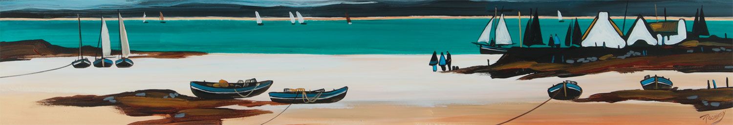 THE EMERALD SHORE by J.P. Rooney at Ross's Online Art Auctions