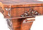 FINE WILLIAM IV ROSEWOOD SEWING TABLE at Ross's Online Art Auctions