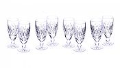 SET OF EIGHT WATERFORD CRYSTAL WINE GLASSES at Ross's Online Art Auctions
